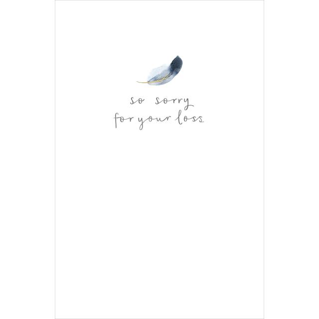 UK Greetings Sorry For Your Loss Sympathy Card, 121x184mm
