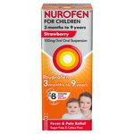 Nurofen for Children 3mths - 9yrs Ibuprofen Strawberry