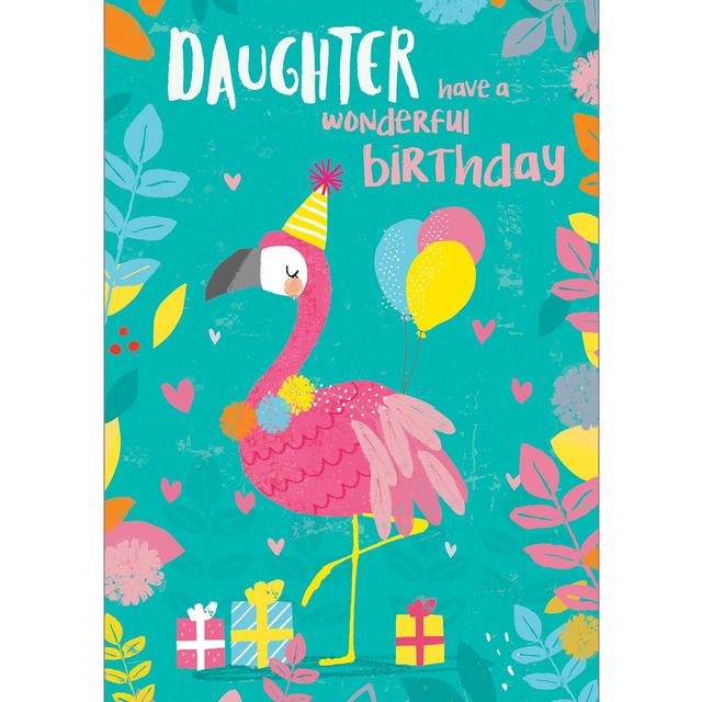 Abacus Daughter Birthday Card, 14x20cm