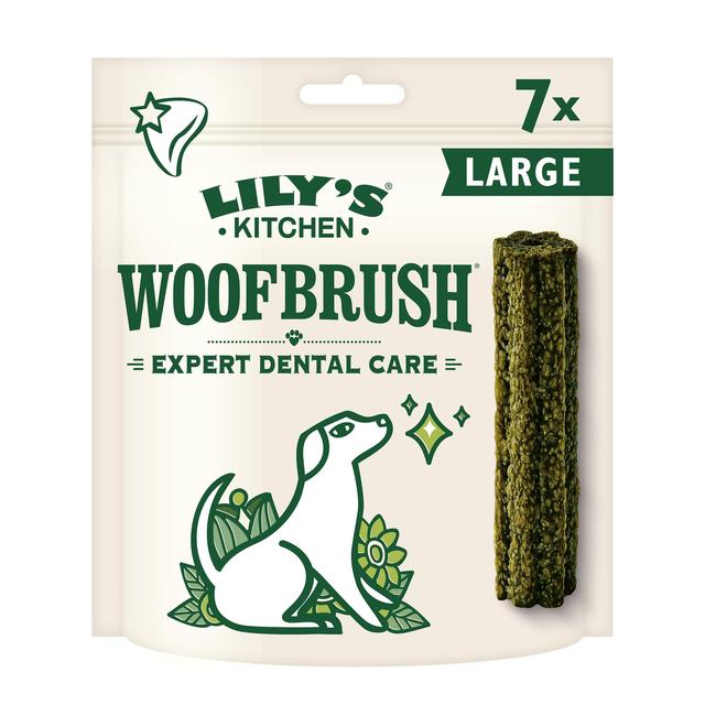 Lily’s Kitchen Woofbrush Natural Daily Dental Chew Large Dog Multipack, 329g