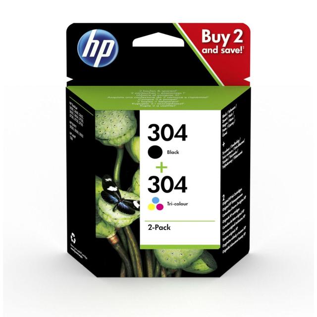 HP 304 Combo Pack, One Size