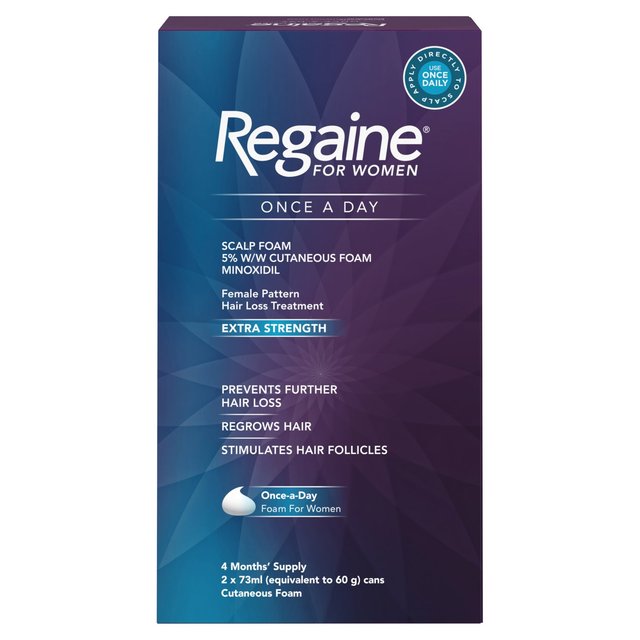 Regaine for Women Hereditary Hair Loss Treatment, 4 Months, Supply, 2 Per Pack