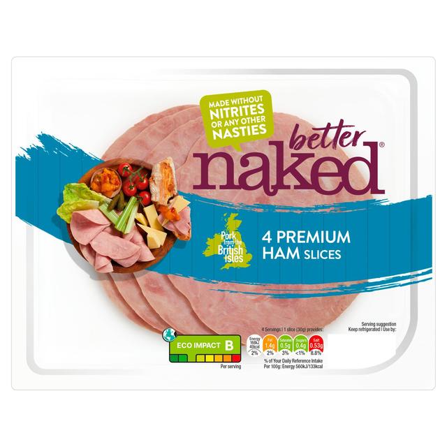 Finnebrogue Better Naked Premium Ham Slices, 120g