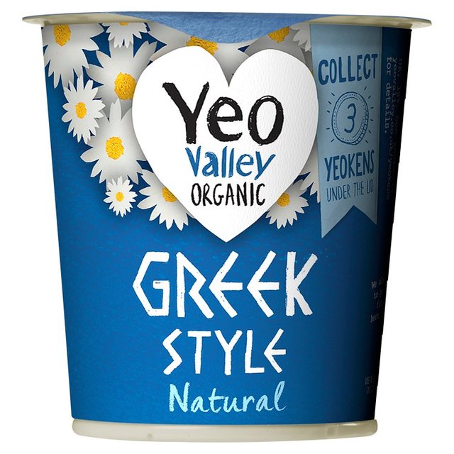 Yeo Valley Organic Natural Greek Style Yoghurt, 150g