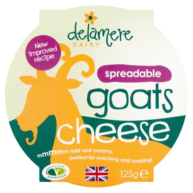 Delamere Dairy Spreadable Goats Cheese, 125g