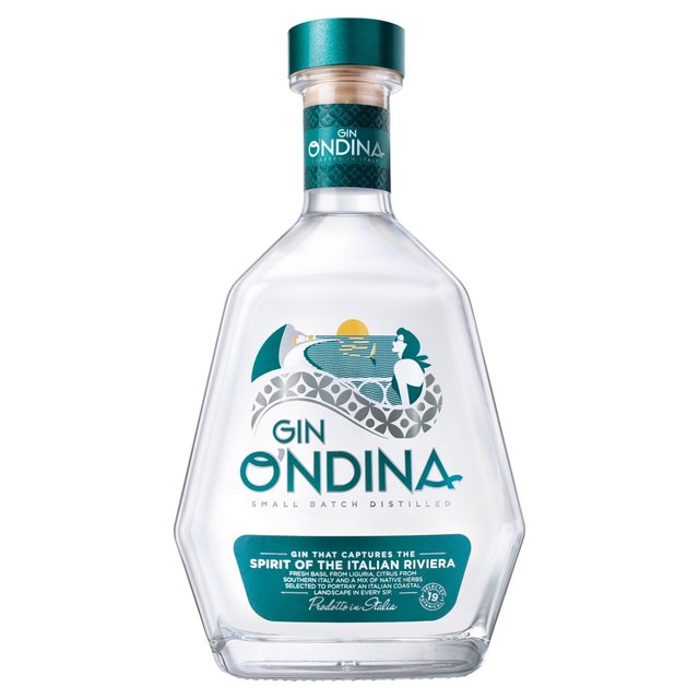 O’ndina Gin, Small Batch Super Premium Italian Gin, 70cl