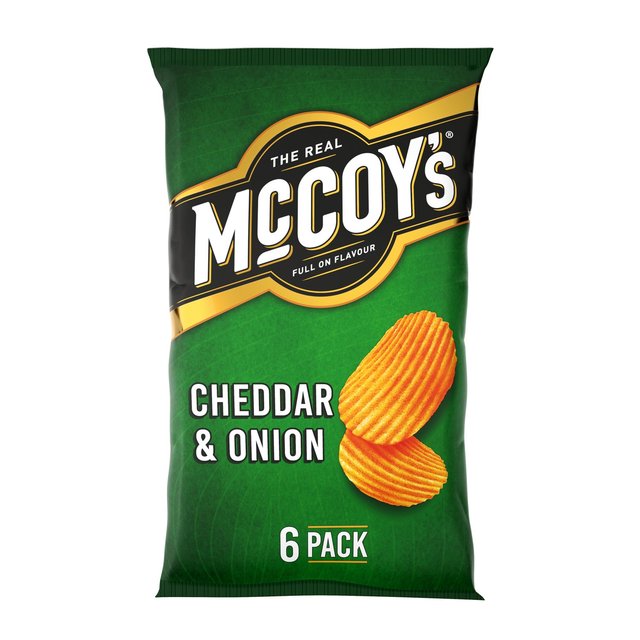 McCoy’s Cheddar & Onion Multipack Crisps, 6 Per Pack