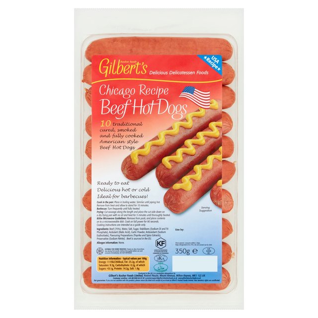 Gilbert's Beef Hot Dogs