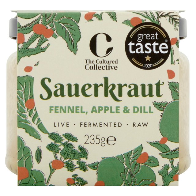 The Cultured Collective Fennel, Apple & Dill Sauerkraut, 235g
