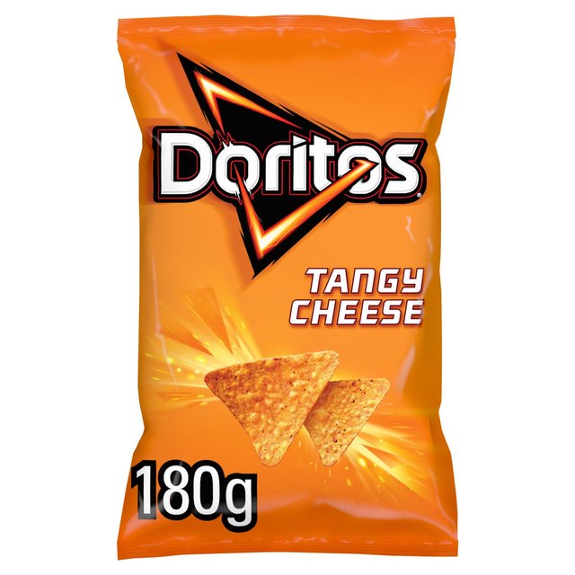 Doritos Tangy Cheese Tortilla Chips Sharing Bag Crisps, 180g