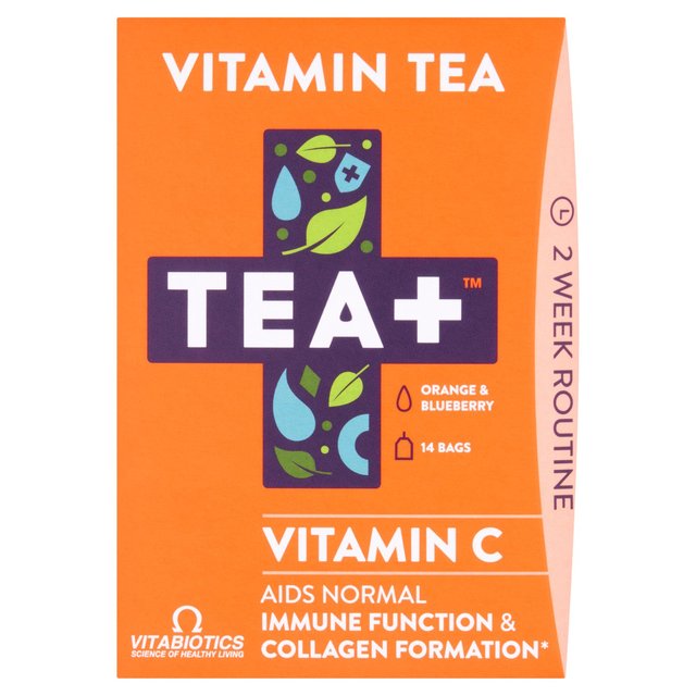 Tea Plus TEA+ Vitamin C, 14 Per Pack