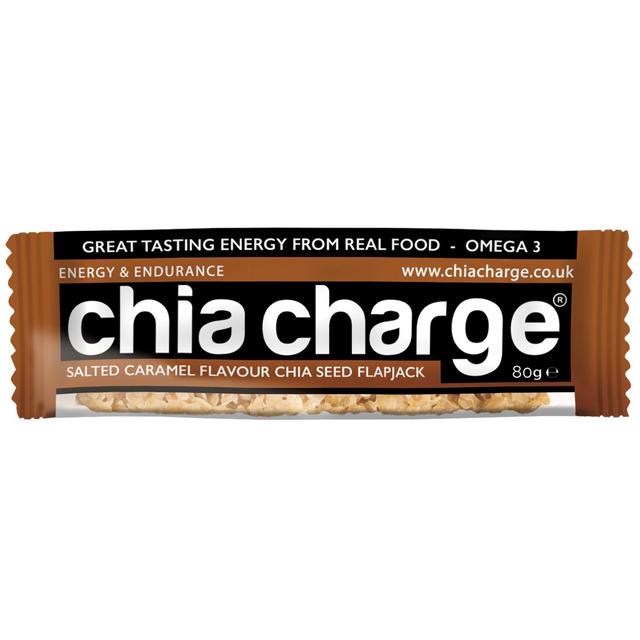Chia Charge Salted Caramel Chia Seed Flapjack, 80g