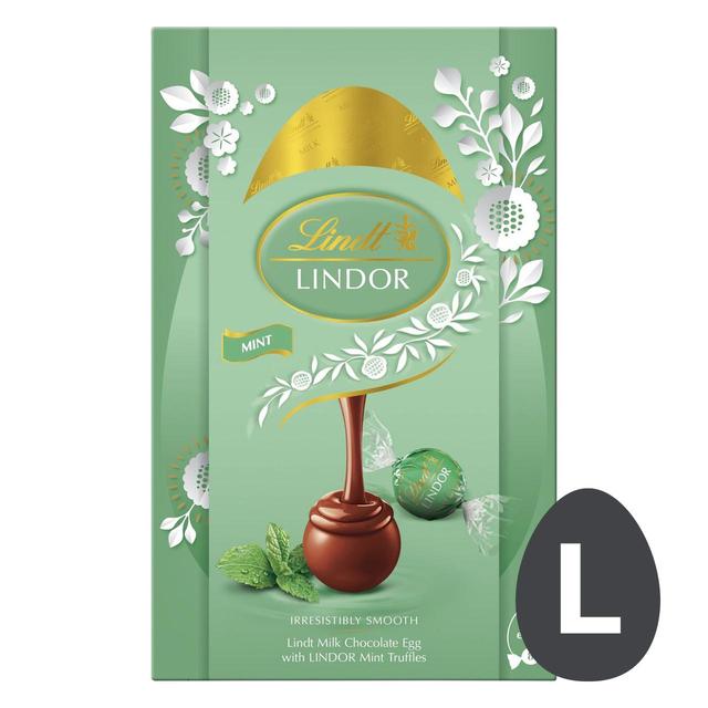 Lindt Lindor Milk Mint Chocolate Easter Egg, Size: 260g