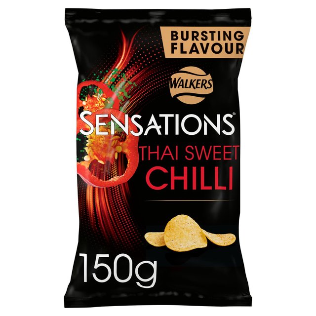 Sensations Thai Sweet Chilli Sharing Bag Crisps, 150g