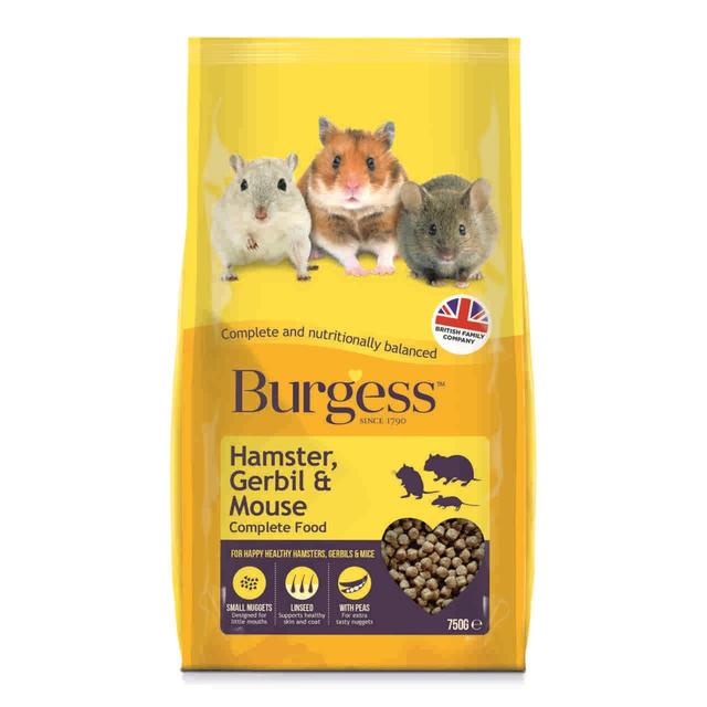 Burgess Hamster, Gerbil & Mouse, 750g