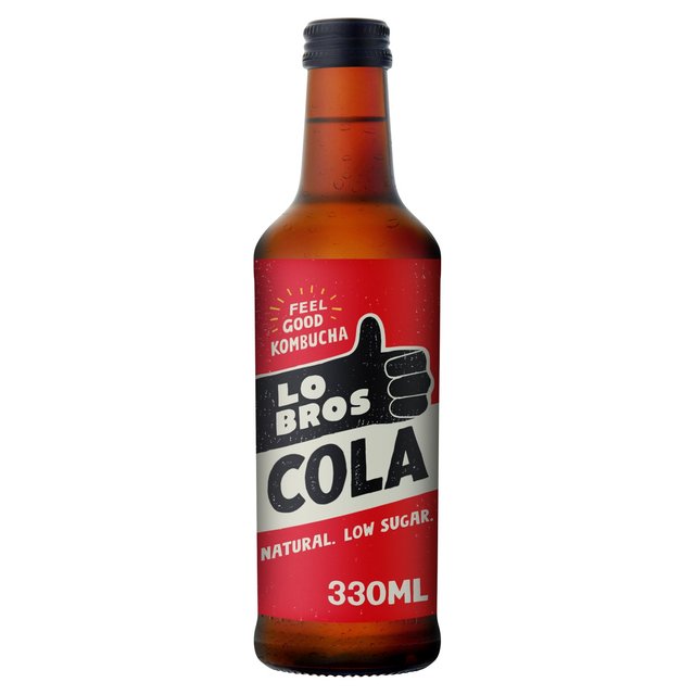 Lo Bros Kombucha Cola Low Sugar, 330ml