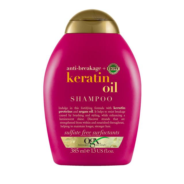 Ogx Long-Lasting Anti-Breakage+ Keratin Oil pH Balanced Shampoo, 385ml