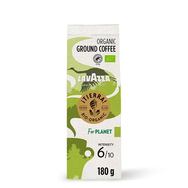 Lavazza Tierra Organic Ground Coffee, 180g