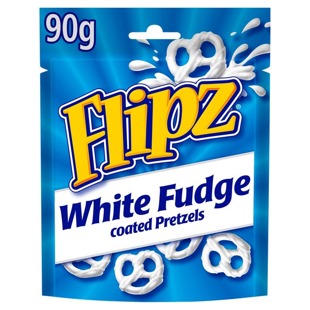Flipz White Chocolate Fudge Pretzels, 90g
