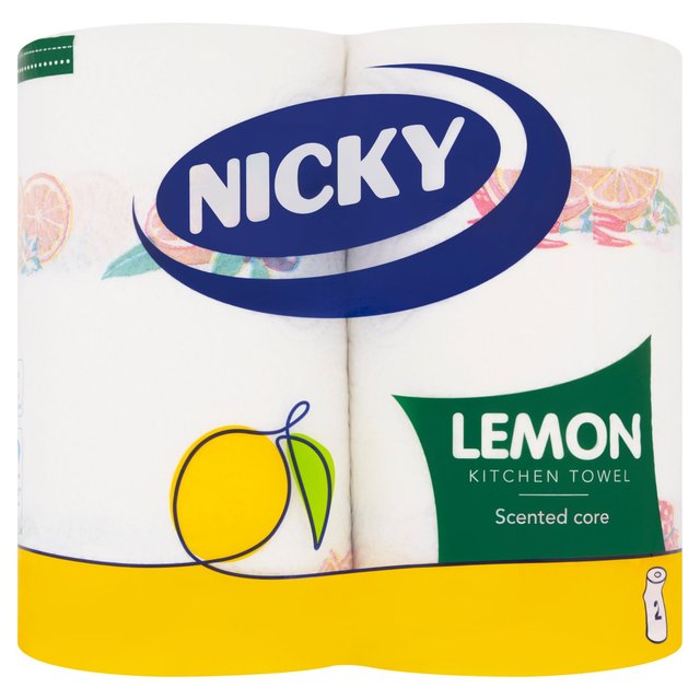 Nicky Lemon Scented Kitchen Towel, 2 Per Pack