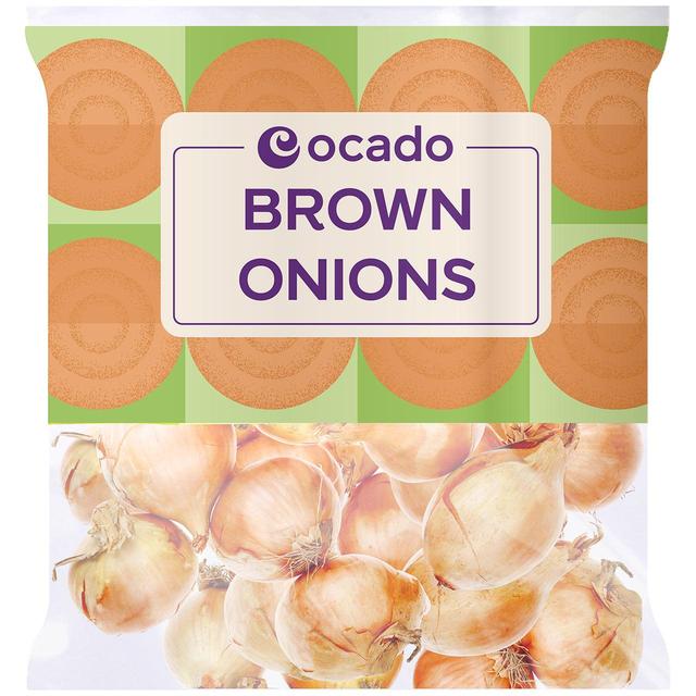 Ocado Brown Onions, 1kg