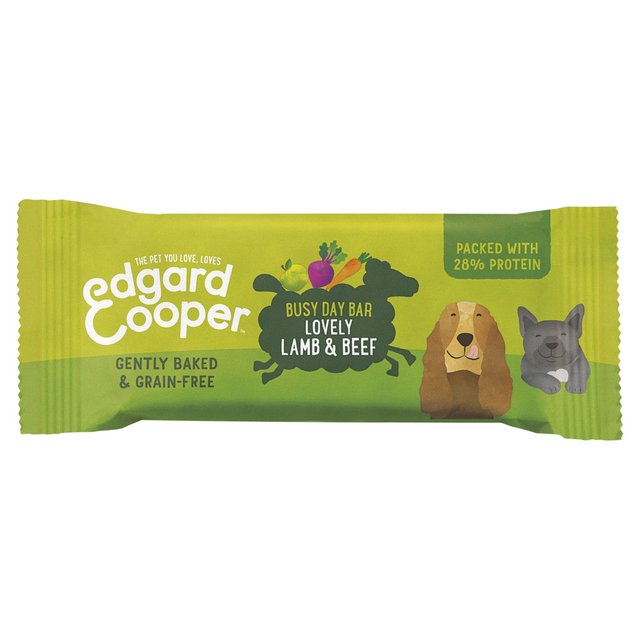 Edgard & Cooper Grain Free Busy Day Bar With Lamb & Beef Dog Treat, 25g