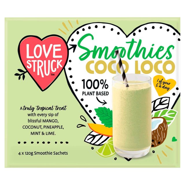 Love Struck Coco Loco Smoothie, 4 x 120g