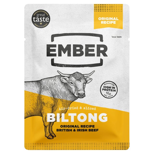 Ember Snacks Original Flavour Beef Biltong, 25g