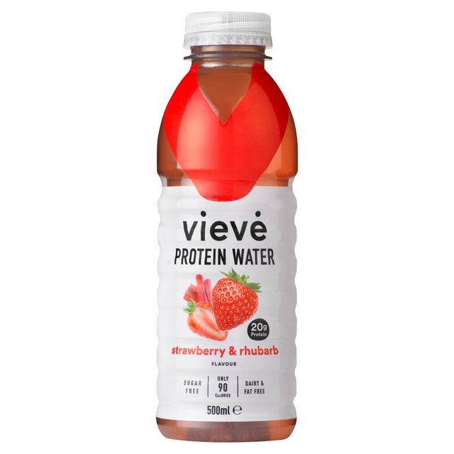 Vieve Protein Water Strawberry & Rhubarb, 500ml