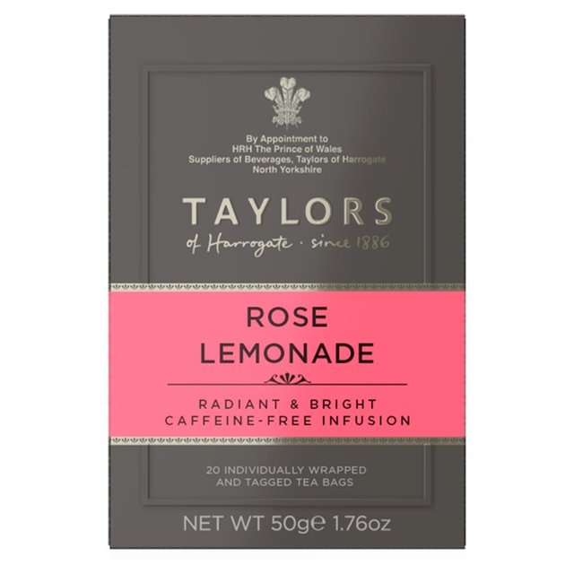 Taylors Of Harrogate Rose Lemonade Teabags, 20 Per Pack