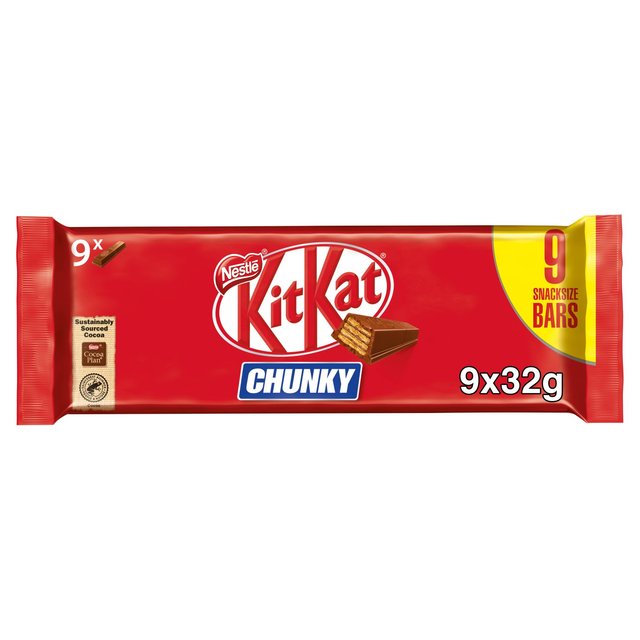 KitKat Chunky Milk Chocolate Bar, 9 x 32g