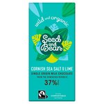 Seed & Bean Organic Milk Chocolate Bar Sea Salt & Tropical Lime