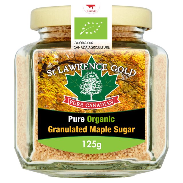 St Lawrence Gold Organic Pure Maple Sugar, 125g