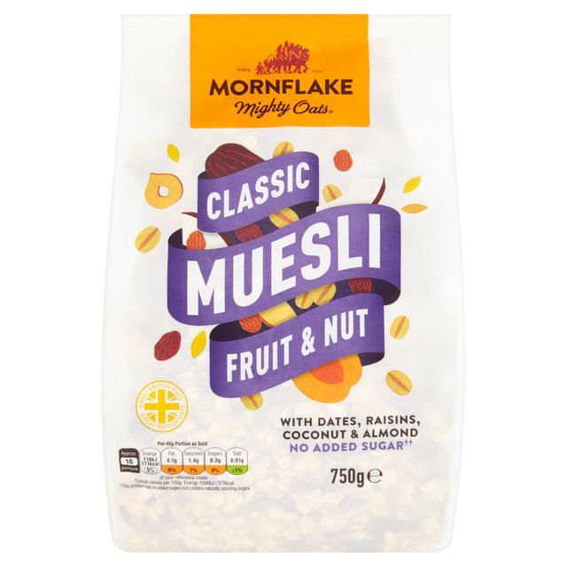 Mornflake Classic Fruit & Nut Muesli, 750g