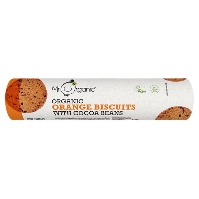 Mr Organic Orange Biscuits With Cocoa Beans, 250g