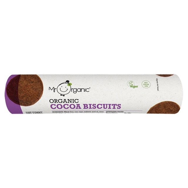 Mr Organic Cocoa Biscuits, 250g