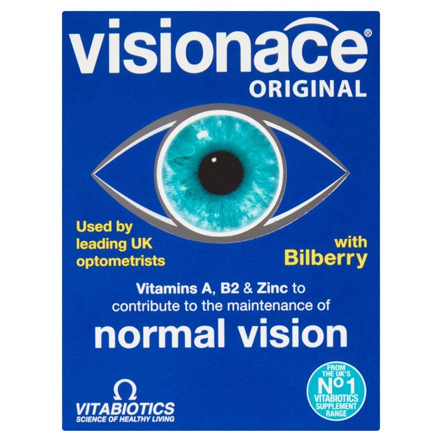 Vitabiotics Visionace Original Normal Vision Tablets, 30 Per Pack