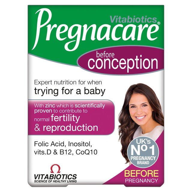 Vitabiotics Pregnacare Before Conception Fertility & Reproduction Tablets, 30 Per Pack