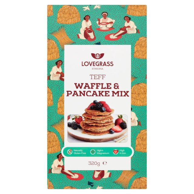 Lovegrass Teff Pancake & Waffle Mix, 320g