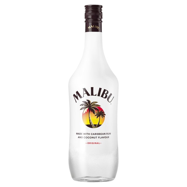 Malibu Original White Rum With Coconut Flavour, 1L
