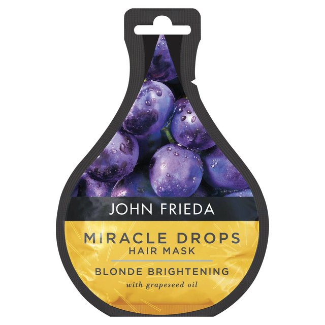 John Frieda Miracle Drops Blonde Brightening Hair Mask for Blonde Hair, 25ml