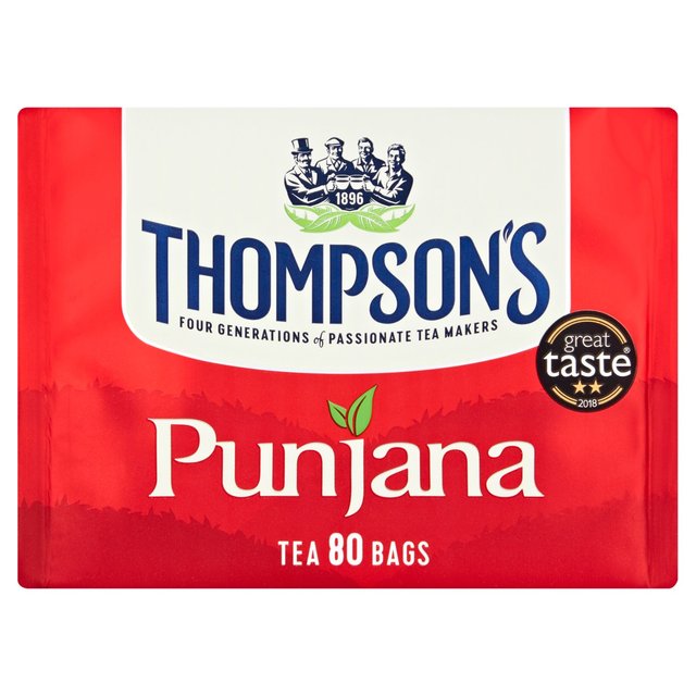 Thompson’s Punjana Tea Bags, 80 Per Pack