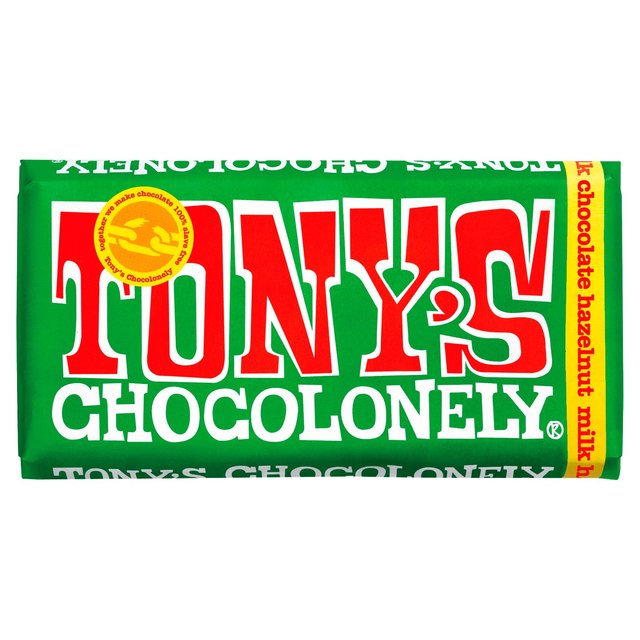 Tony’s Chocolonely Milk Chocolate Hazelnut, 180g