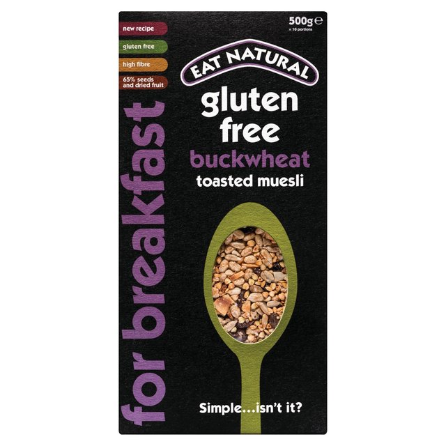 Eat Natural Gluten Free Buckwheat Toasted Muesli, 500g