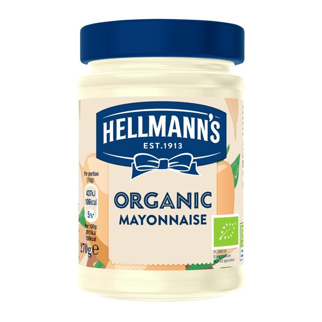 Hellmann’s Organic Mayonnaise, 270ml