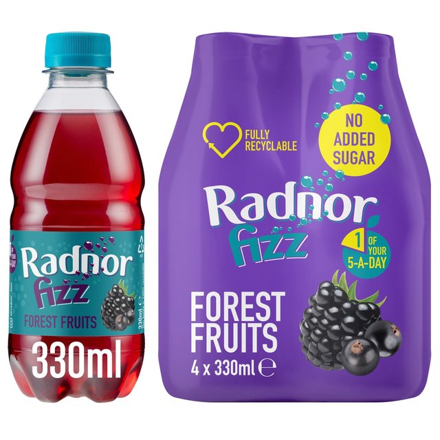 Radnor Fizz Forest Fruits, 4 x 330ml