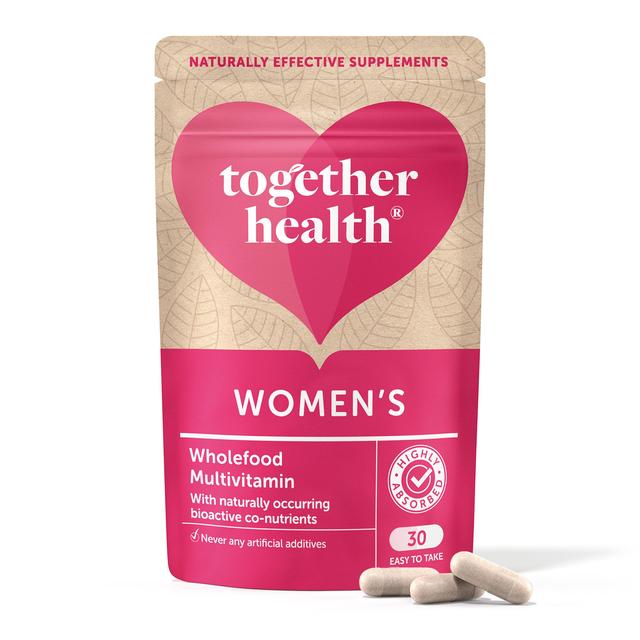 Together Women’s Multivitamins & Minerals Supplement Vegetable Capsules, 30 Per Pack