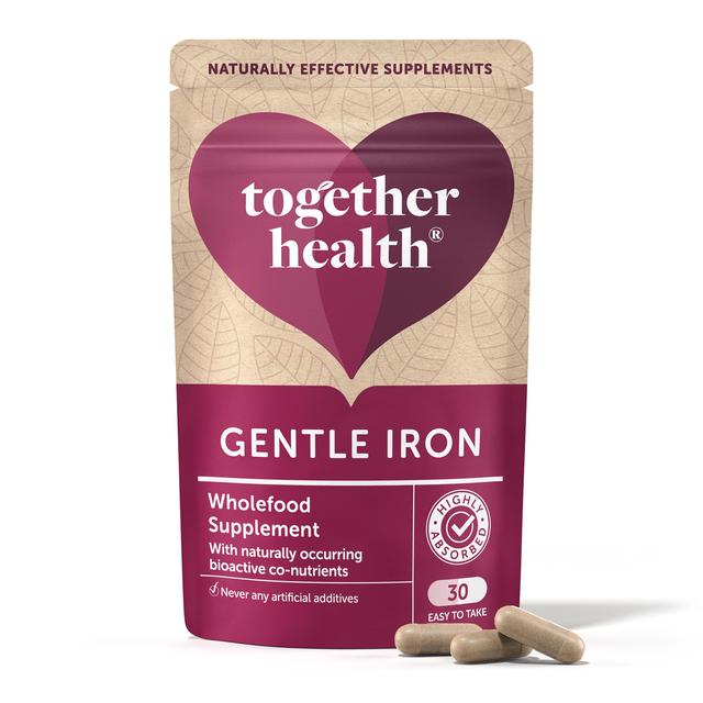 Together Gentle Iron With B Vitamins Vegetable Capsules, 30 Per Pack