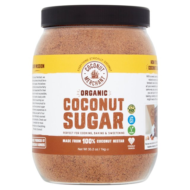 Coconut Merchant Organic Coconut Sugar, 1kg