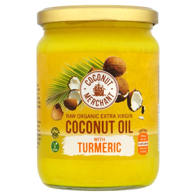 Coconut Merchant Organic Turmeric Coconut Oil, 500ml